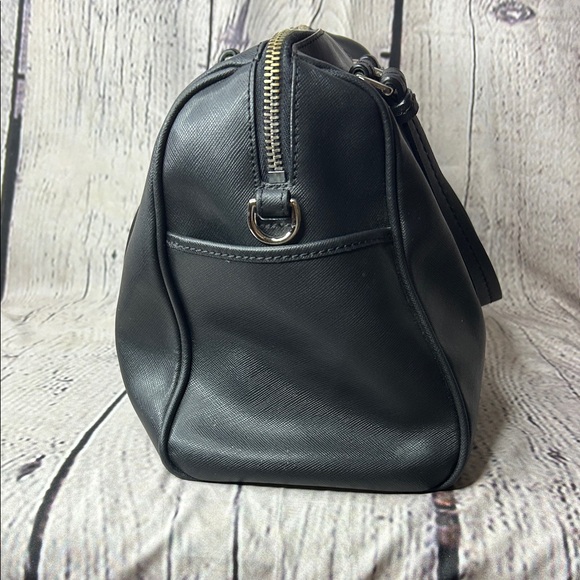 Coach Nancy satchel bag black leather - Picture 4 of 12
